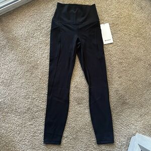 Lululemon Align HR Pant, 25” Length with Pockets, Size 4